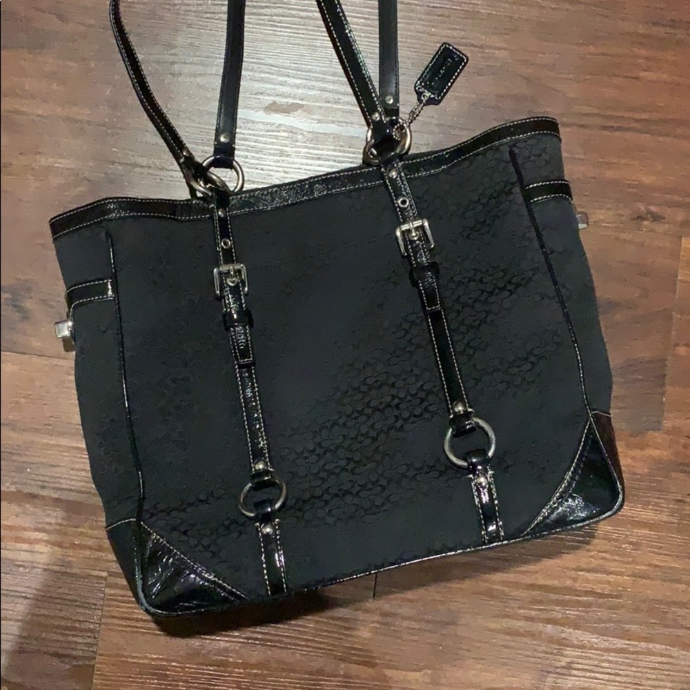 Coach Tote Bag Large Black
